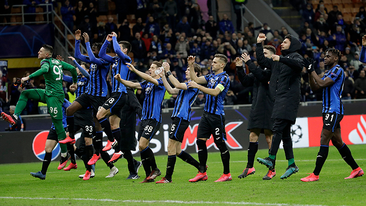 Atalanta celebrate