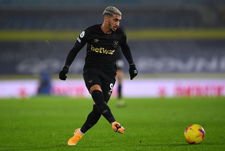 Saïd Benrahma against Leeds United