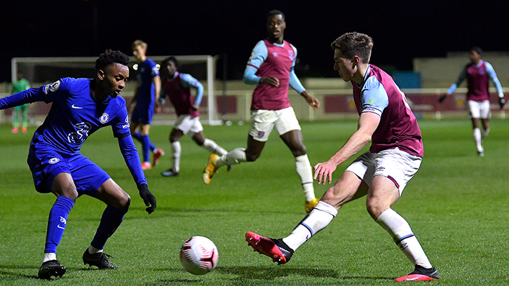 Conor Coventry against Chelsea