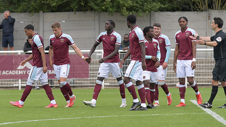 U23s celebrate