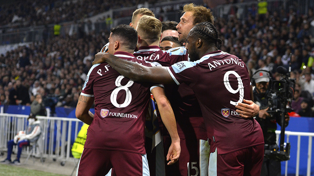 West Ham celebrate