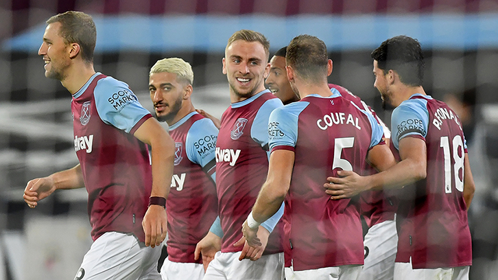 West Ham United celebrate