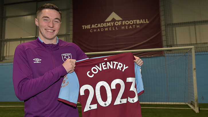 Conor Coventry has signed a new long-term deal at West Ham United