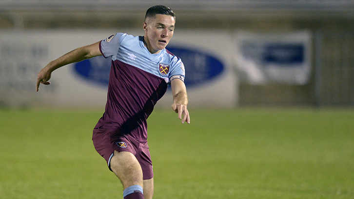 Conor Coventry in action for West Ham U23s