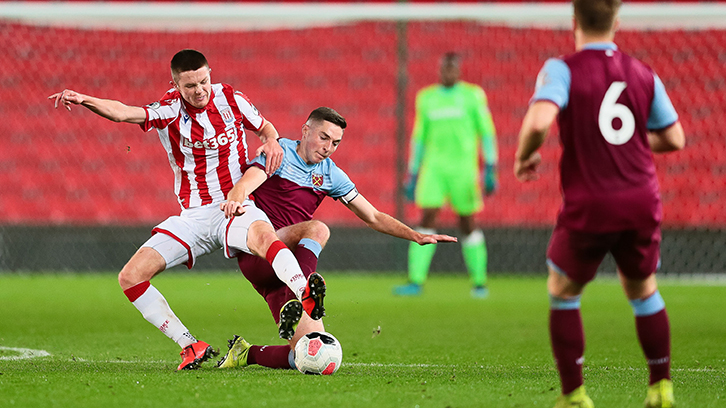 Conor Coventry against Stoke U23s