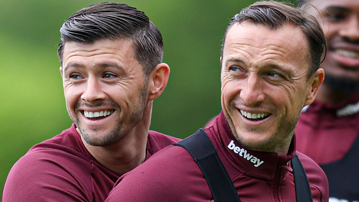 Aaron Cresswell and Mark Noble