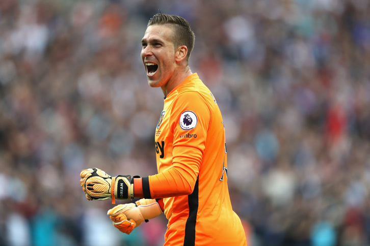 Adrian confident ahead of West Brom