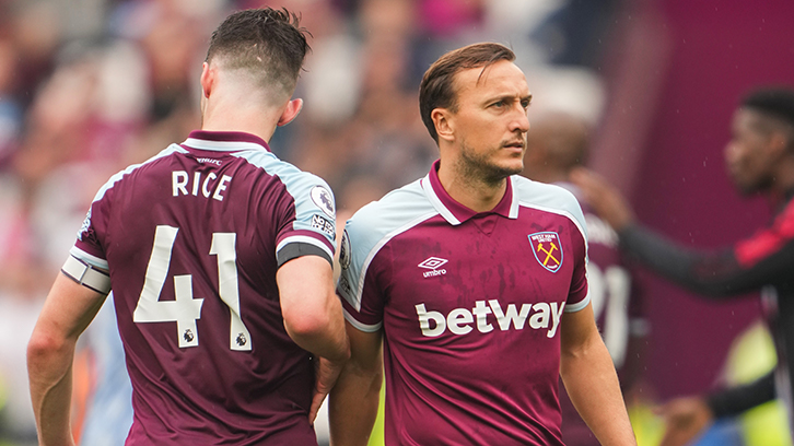 Declan Rice and Mark Noble