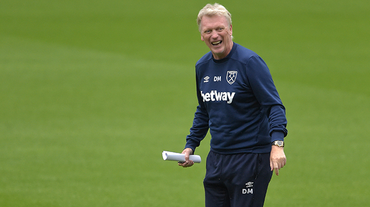 David Moyes in training