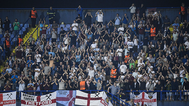 West Ham United supporters