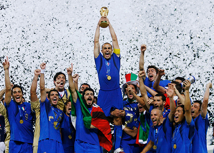 Fabio Cannavaro's 2006 World Cup Final performance stood out to Akinola
