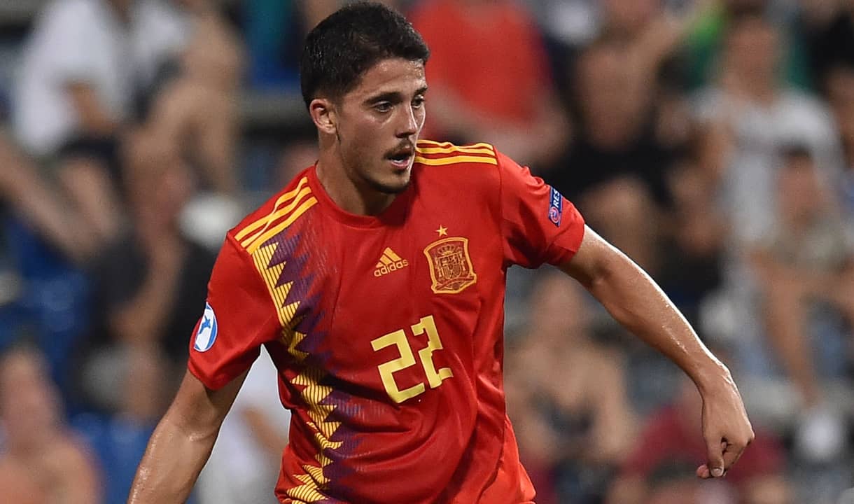 Pablo Fornals in action for Spain U21