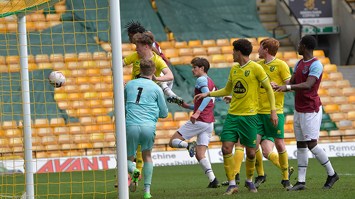 The U18s score at Carrow Road