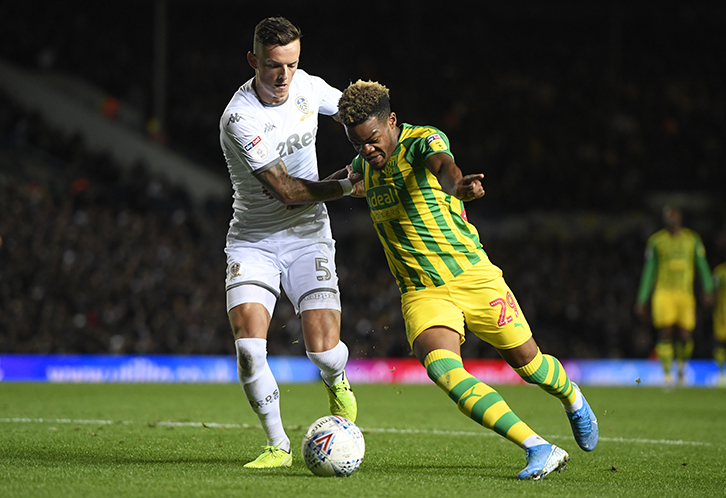 Grady Diangana playing for West Brom