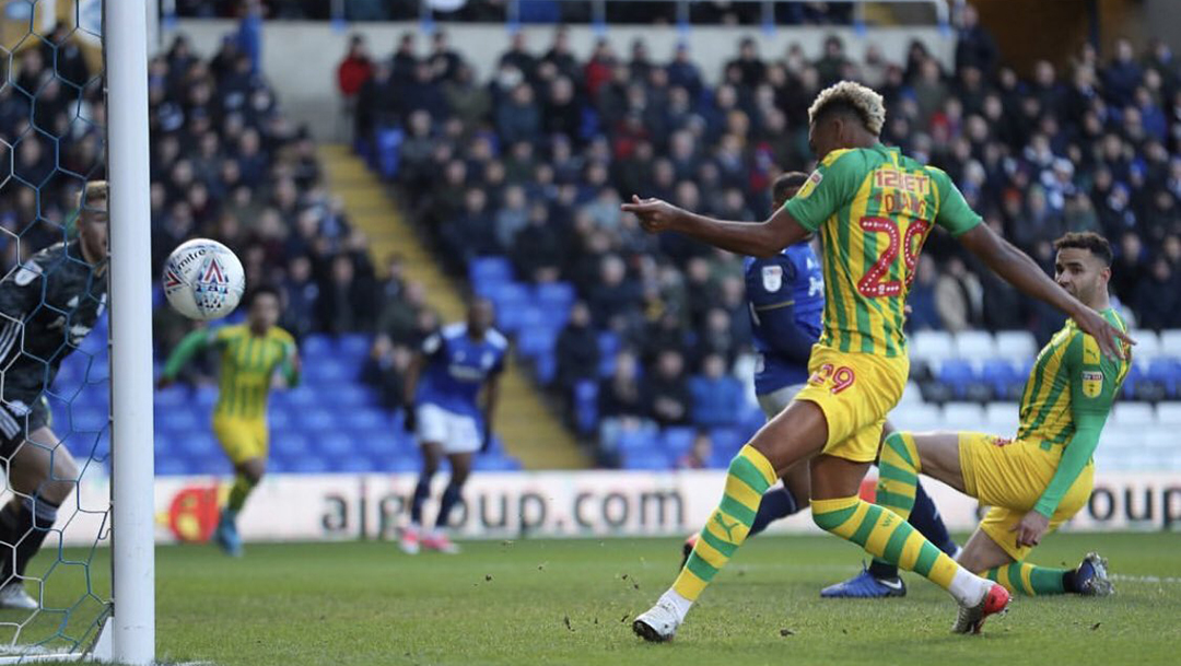 Grady Diangana scores for West Bromwich Albion