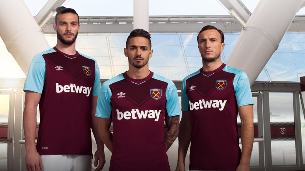 The new 2017/18 home kit