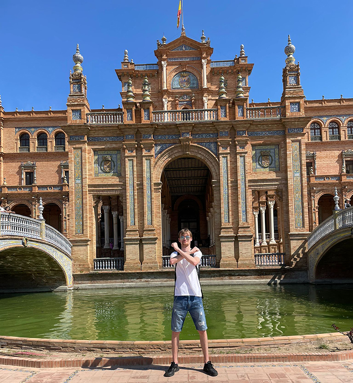 Jack at the Seville plaza