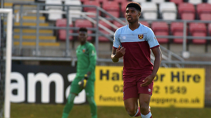 Ben Johnson in action against Fulham U23s