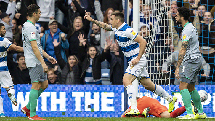 Hugill celebrates