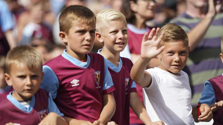 Fans at London Stadium