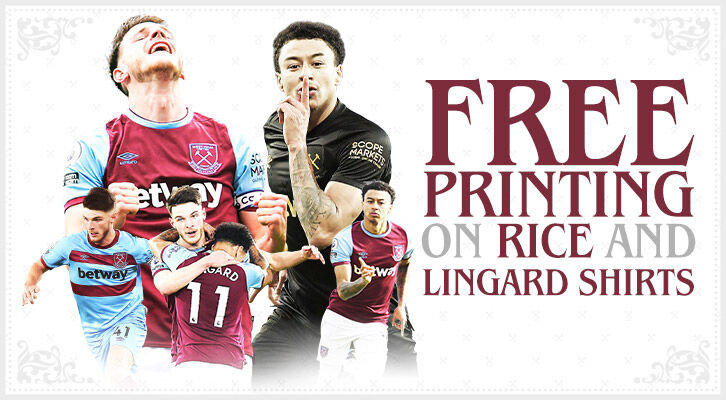 Lingard and Rice free shirt printing