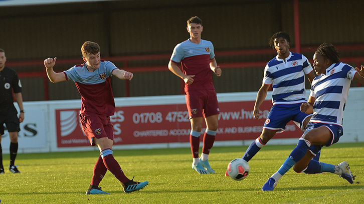 Alfie Lewis against Reading U23