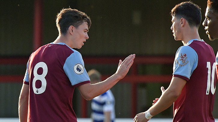 Alfie Lewis against Reading U23