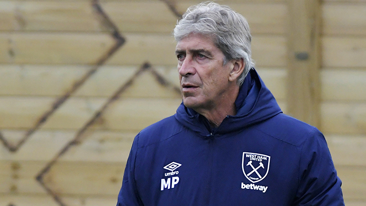 West Ham United manager Manuel Pellegrini