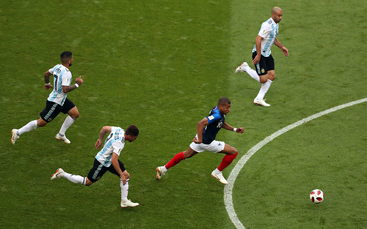 Emmanuel Longelo was inspired by Kylian Mbappe's performance for France against Argentina at the 2018 World Cup