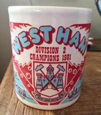 James' 1981 West Ham United mug!