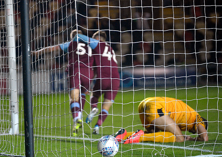 West Ham net a last minute winner at Newport County