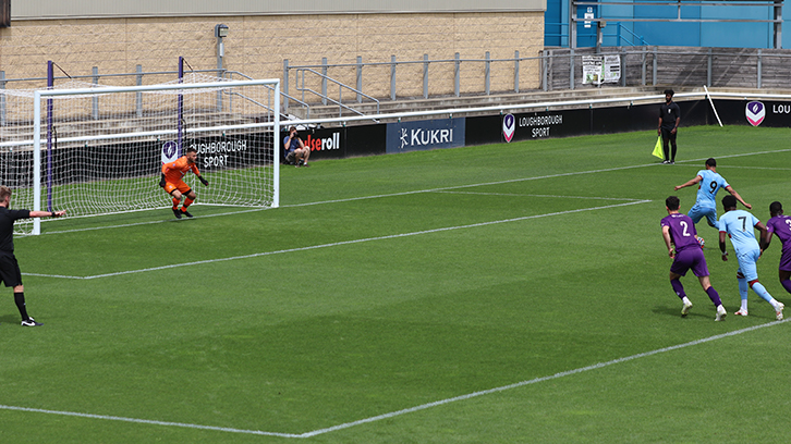 Armstrong Oko-Flex converts his penalty kick