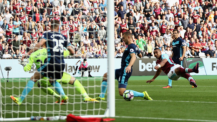 Dimitri Payet v Middlesbrough