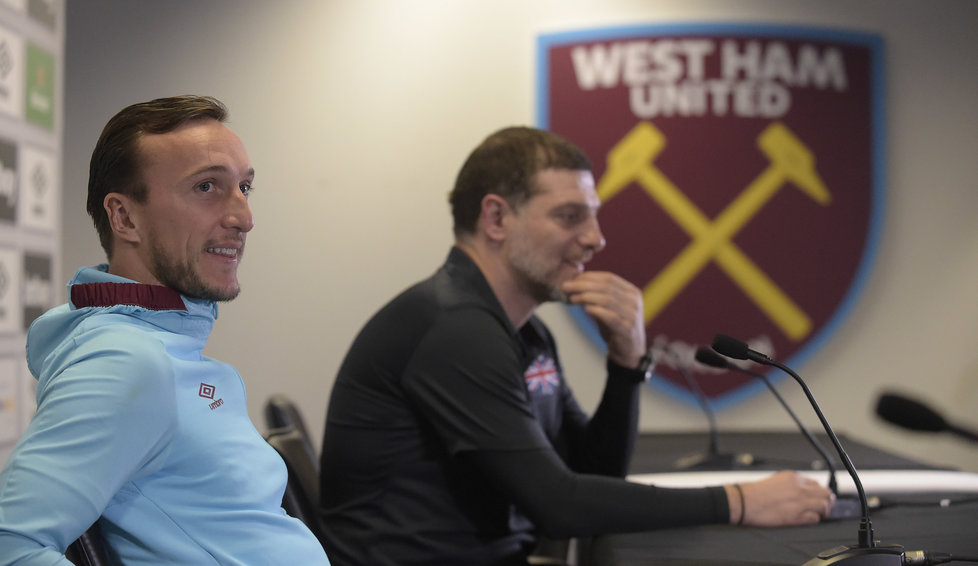 Mark Noble and Slaven Bilic