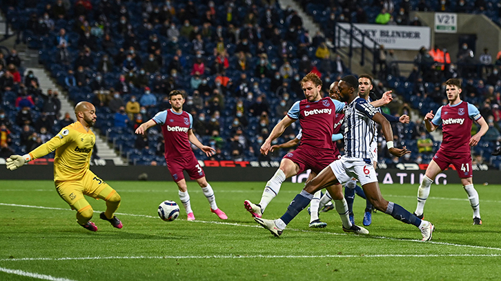 Darren Randolph saves from Semi Ajayi