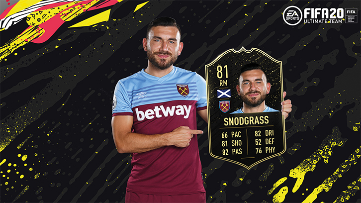 Robert Snodgrass named in FIFA 20 Team of the Week