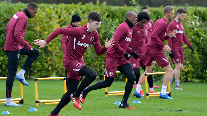 West Ham United training