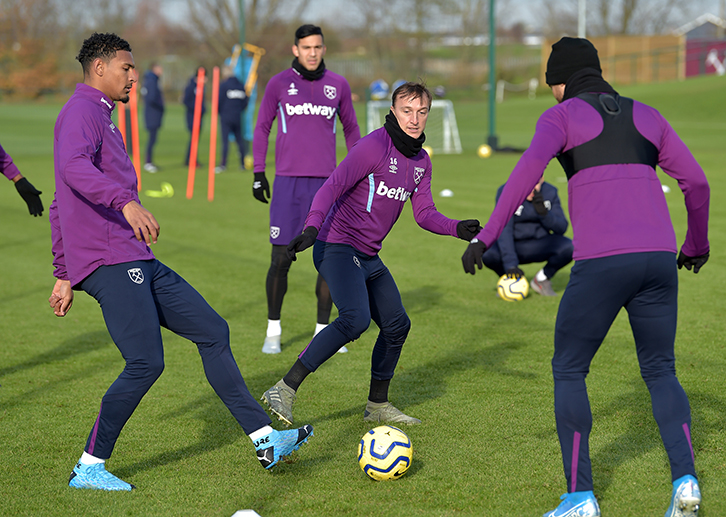 West Ham United training