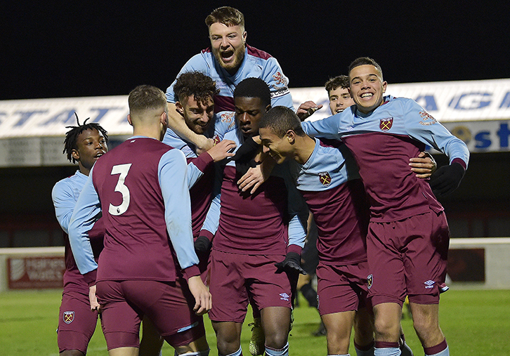 West Ham United U18s are currently third in U18 Premier League South