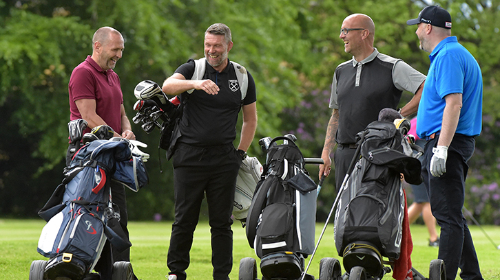 James Walker with his team