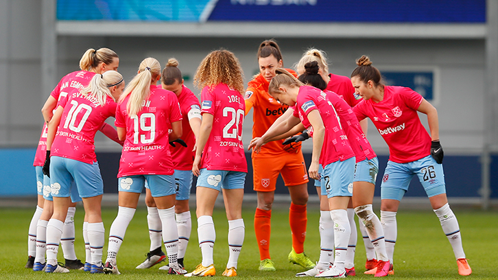 West Ham United women at Manchester City