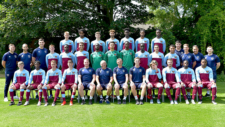 West Ham United's U18s squad
