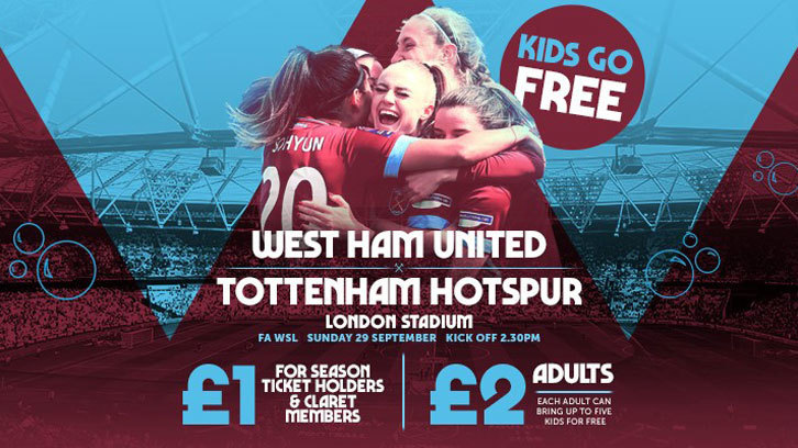 Buy tickets for West Ham v Tottenham Hotspur
