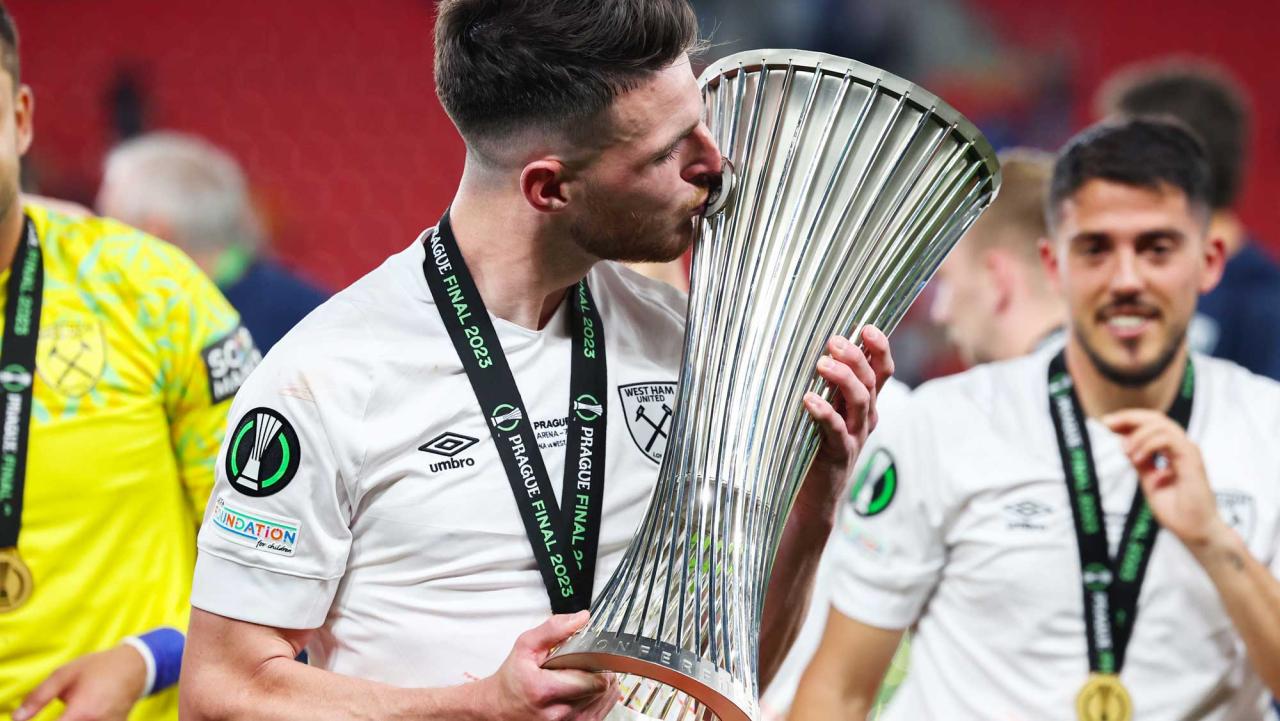 Declan Rice Named UEFA Europa Conference League Player Of The Season ...