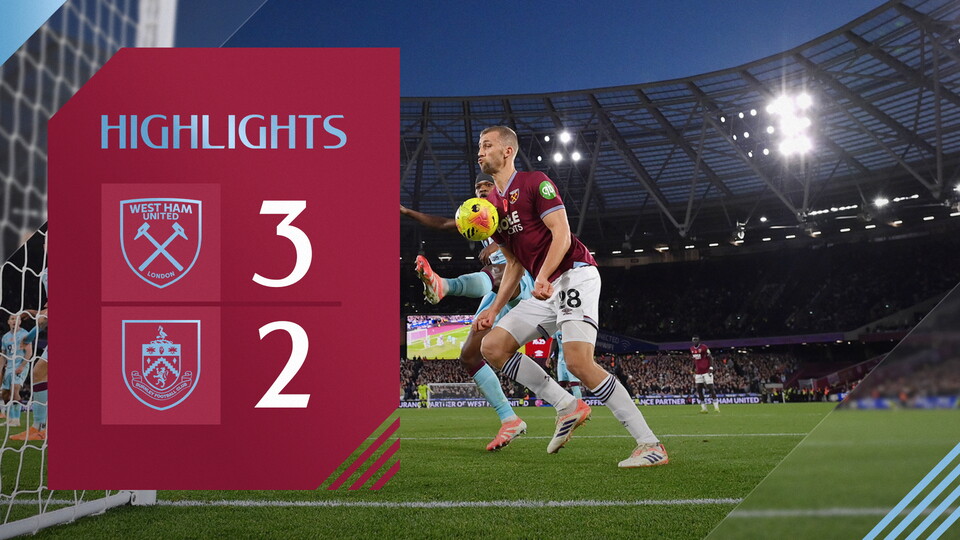 Tomáš Souček scores against Burnley