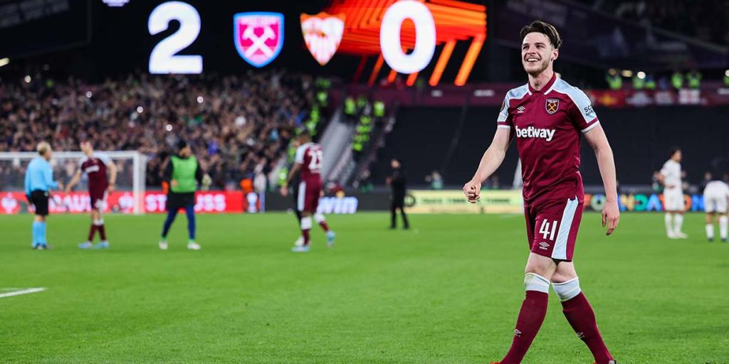  Rice: That was the best night I’ve had at West Ham