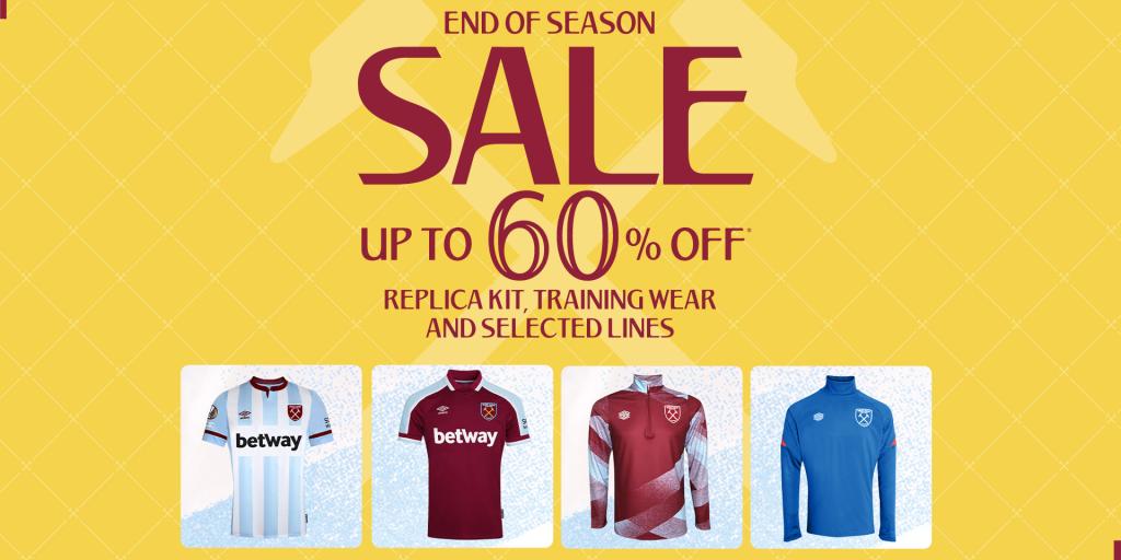  End of season sale on now - up to 60% off