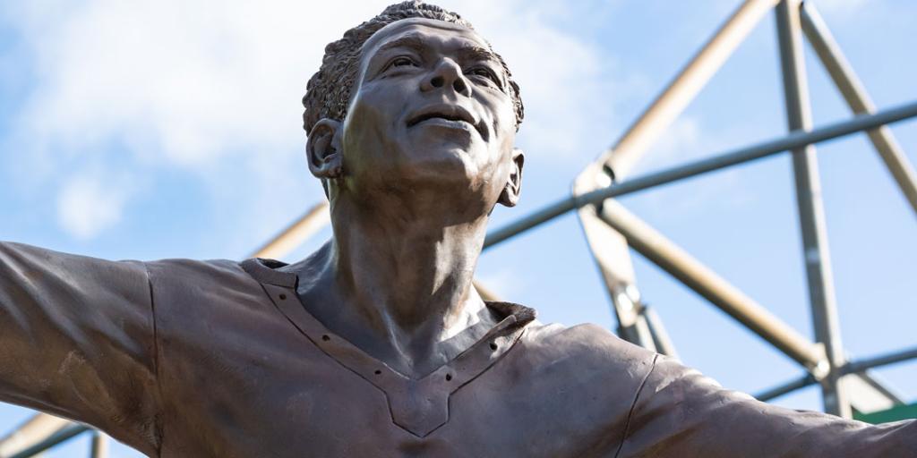 West Ham United celebrate Jack Leslie Statue unveiling West Ham United celebrate Jack Leslie Statue unveiling