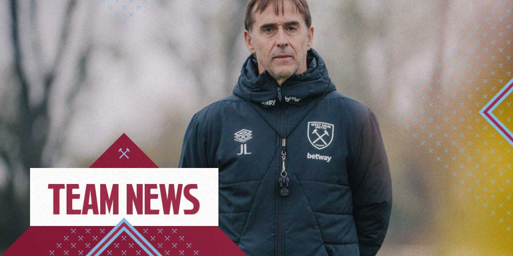 Team News | Lopetegui provides squad fitness update ahead of Leicester City clash | West Ham United F.C.