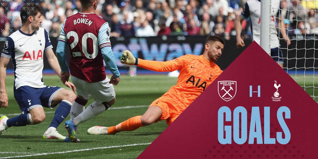 Goals | West Ham United 1-1 Tottenham Hotspur - West Ham United